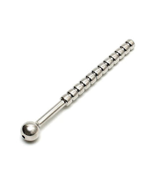 Rimba Stainless Steel Ribbed Hollow Urethral Plug RIM 8175 Buy in Singapore LoveisLove U4Ria 