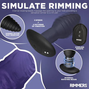Rimmers Model-E Vibrating Rimming Plug With Remote Control Buy in Singapore LoveisLove U4Ria 