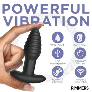 Rimmers Model-E Vibrating Rimming Plug With Remote Control Buy in Singapore LoveisLove U4Ria 