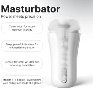 Svakom Robin Light-Weight Powerful Silicone Vibrating Masturbator (Hypnotic Vibrations) or Replacement Sleeve