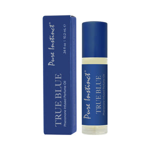 Class Erotica Pure Instinct Pheromone Infused True Blue Perfume Oil Dropper or Roll On (New Edition) Enhancers & Essentials - Aromas & Stimulants Buy Sex Toys in Singapore LoveisLove U4Ria