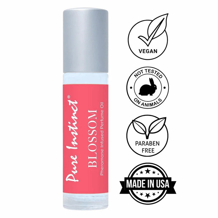 Classic Erotica Pure Instinct Pheromone Infused Perfume Oil Roll-On Blossom 0.34 FL OZ 10.2 ML