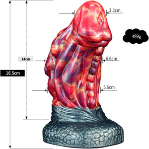 Rondo Fire Dragon Thick Fantasy Silicone Dildo with Suction Cup 5.5 Inch Dildos - Large & Unique Dildos Buy Sex Toys in Singapore LoveisLove U4Ria