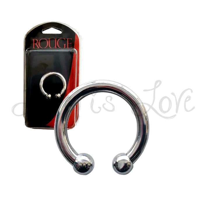 Rouge Stainless Steel Horseshoe Cock Ring 30mm