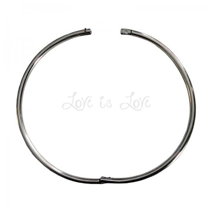Rouge Stainless Steel Thin Collar Silver