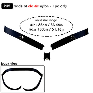 PU Belt Accessory for Chastity Cage Black Miscellaneous Buy Sex Toys in Singapore LoveisLove U4Ria