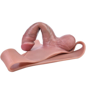 Ultra-Realistic Hollow Silicone Penis Enhancement Strap-On Brief