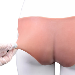 Ultra-Realistic Hollow Silicone Penis Enhancement Strap-On Brief