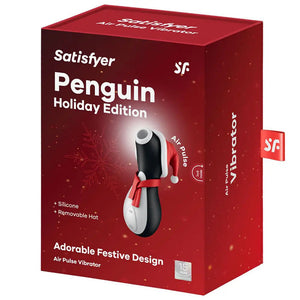 Satisfyer Penguin Holiday Edition Air Pulse Vibrator (Adorable Festive Design) (Authorized Dealer)  Buy in Singapore LoveisLove U4Ria 