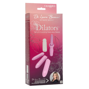 Dr. Laura Berman Intimate Basics Dilators Set of 4 Locking Sizes Plus Sleeve (New Packaging Edition)( Limited Period Sales )