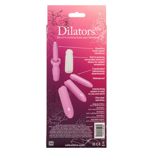 Dr. Laura Berman Intimate Basics Dilators Set of 4 Locking Sizes Plus Sleeve (New Packaging Edition)( Limited Period Sales )