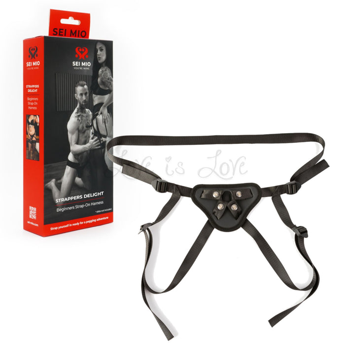 SEI MIO Strappers Delight Beginners Strap-On Harness