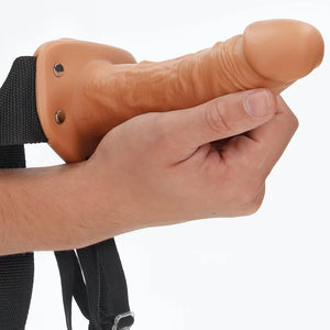Shots RealRock Realistic Hollow Strap-On 6 Inch or 7 Inch with or without balls Strap-Ons & Harnesses - Hollow Strap-Ons Buy in Singapore LoveisLove U4Ria