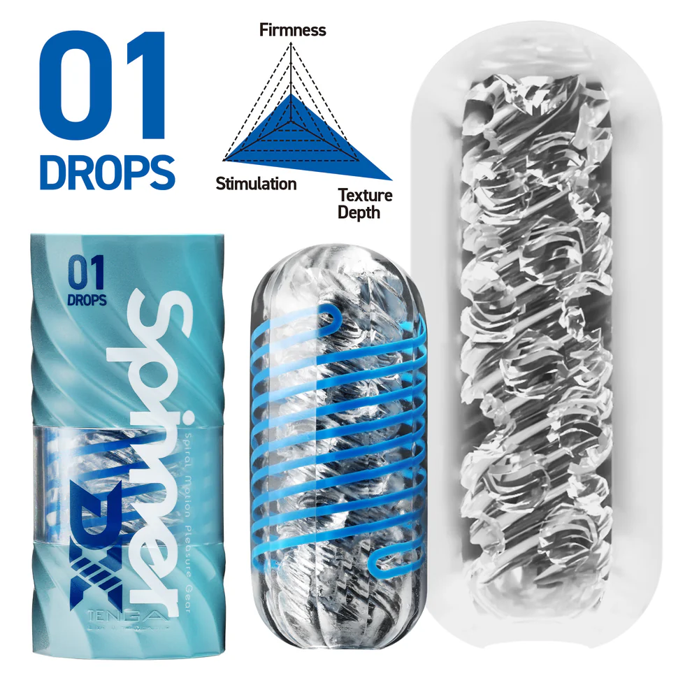 Tenga Spinner Reusable Masturbator DX 01 Drops or DX 02 Bumps or DX 03 Love is Love Tenga Spinner Reusable Masturbator DX 01 Drops or DX 02 Bumps or DX 03 Love is Love