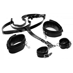 STRICT Deluxe Thigh Sling With Wrist Cuffs Buy in Singapore LoveisLove U4Ria 