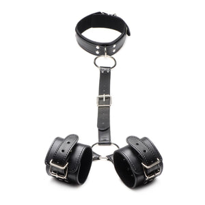 STRICT Neck to Wrist Restraints Set Black Buy in Singapore LoveisLove U4Ria 