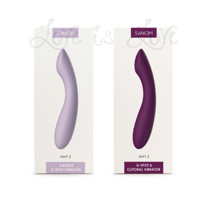 Svakom Amy 2 G-Spot and Clitoral Vibrator (Authorized Dealer)