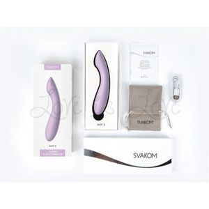 Svakom Amy 2 G-Spot and Clitoral Vibrator Purple or Pastel Lilac ( Authorized Dealer )