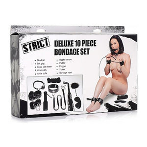 S​TRICT Deluxe 10 Piece Bondage Set Buy in Singapore LoveisLove U4Ria 