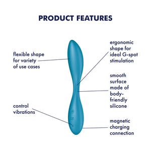 Satisfyer G-Spot Multi Vibrator Flex 1 Blue or Flex 2 Lilac (Authorized Retailer) Buy in Singapore LoveisLove U4Ria 