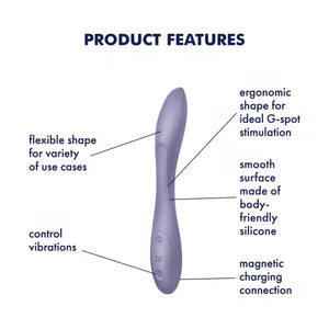 Satisfyer G-Spot Multi Vibrator Flex 1 Blue or Flex 2 Lilac (Authorized Retailer) Buy in Singapore LoveisLove U4Ria 