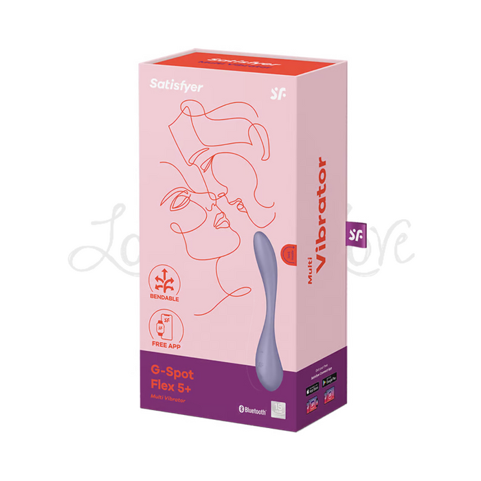 Satisfyer G-Spot Flex 5+ Plus App-Controlled Multi Vibrator Lilac (Authorized Retailer)(Best Seller)