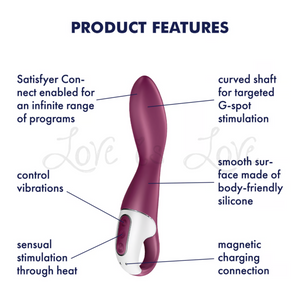 Satisfyer Heated Thrill App-Controlled G-Spot Vibrator Buy in Singapore