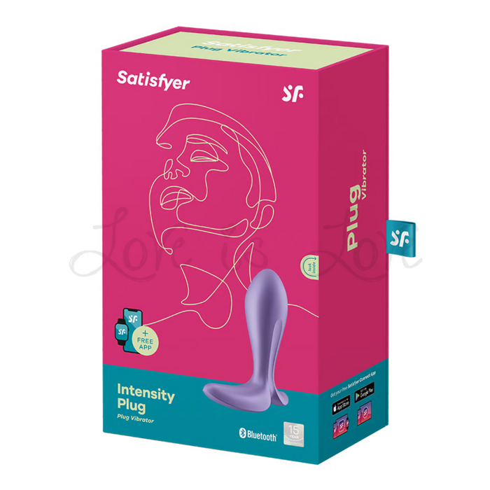 Satisfyer Intensity Plug Vibrator Connect App Violet (Authorized Retailer)