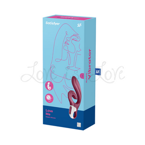 Satisfyer Love Me Rabbit Vibrator Red Singapore