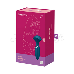 The Satisfyer Mini Wand-er Vibrator Blue (Authorized Retailer) Buy in Singapore