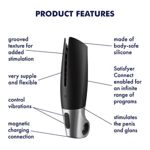 Satisfyer Power Masturbator App-Controlled Stroker Vibrator  Buy in Singapore LoveisLove U4Ria 