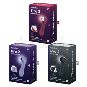 Satisfyer Pro 2 Generation 3 App-Controlled Liquid Air Technology Wine Red or Lilac (New July 23) [Authorized Retailer] Buy in Singapore