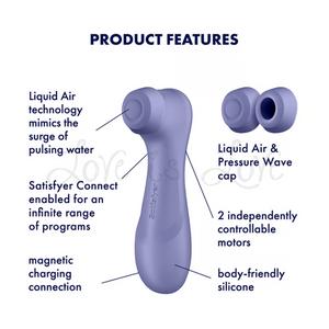 Satisfyer Pro 2 Generation 3 App-Controlled Liquid Air Technology Wine Red or Lilac (New July 23) [Authorized Retailer] Buy in Singapore