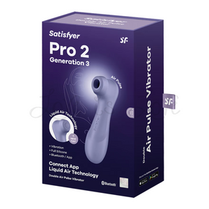 Satisfyer Pro 2 Generation 3 App-Controlled Liquid Air Technology Wine Red or Lilac (New July 23) [Authorized Retailer] Buy in Singapore