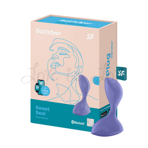 Satisfyer Sweet Seal App-Controlled Anal Vibrator Lilac or Black(Authorized Retailer)