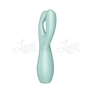 Satisfyer Threesome 3 VTriple Motors Clitoral Vibrator Mint (Authorized Retailer) Singapore