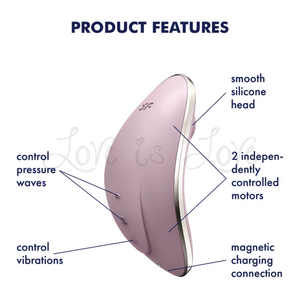 Satisfyer Vulva Lover 1 Air Pulse Stimulator Plus Vibration Violet (Authorized Retailer) Singapore