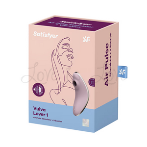 Satisfyer Vulva Lover 1 Air Pulse Stimulator Plus Vibration Violet (Authorized Retailer) Singapore