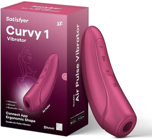 Satisfyer Curvy 1+ App-Controlled Air Pulse Stimulator
