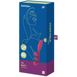 Satisfyer Tri Ball 1 Versatile Triple Stimulation Vibrator Red Clitoral & Labia Buy Sex Toys in Singapore LoveisLove U4Ria