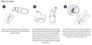 We-Vibe Chorus Pro App-Controlled Couples Vibrator Black or Pink For Us - Couples Vibrators Buy Sex Toys in Singapore LoveisLove U4Ria