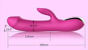 Leten High-End Thrusting Rabbit Vibrator Pink Vibrators - Rabbit Vibrators Buy Sex Toys in Singapore LoveisLove U4Ria