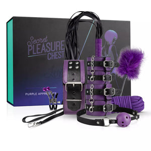 Secret Pleasure Chest Purple Apprentice Bondage Kit Buy in Singapore LoveisLove U4Ria 