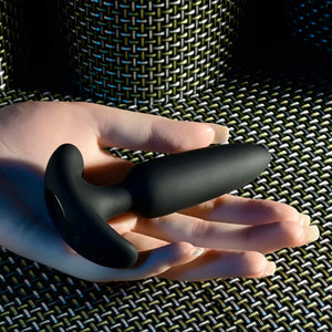 Selopa Black Beauty Silicone Rechargeable Vibrating Plug With Remote Control Buy in Singapore LoveisLove U4Ria