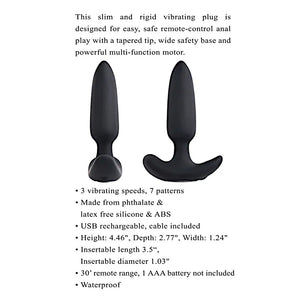 Selopa Black Beauty Silicone Rechargeable Vibrating Plug With Remote Control Buy in Singapore LoveisLove U4Ria