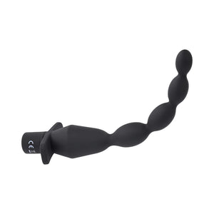 Selopa Vibrating Silicone Butt Beads Rechargeable Anal Silicone Black Buy in Singapore LoveisLove U4Ria