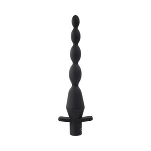 Selopa Vibrating Silicone Butt Beads Rechargeable Anal Silicone Black Buy in Singapore LoveisLove U4Ria