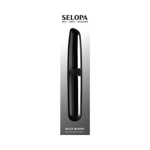 Selopa Buzz Buddy Rechargeable Vibe Silicone Black Chrome Buy in Singapore LoveisLove U4Ria 