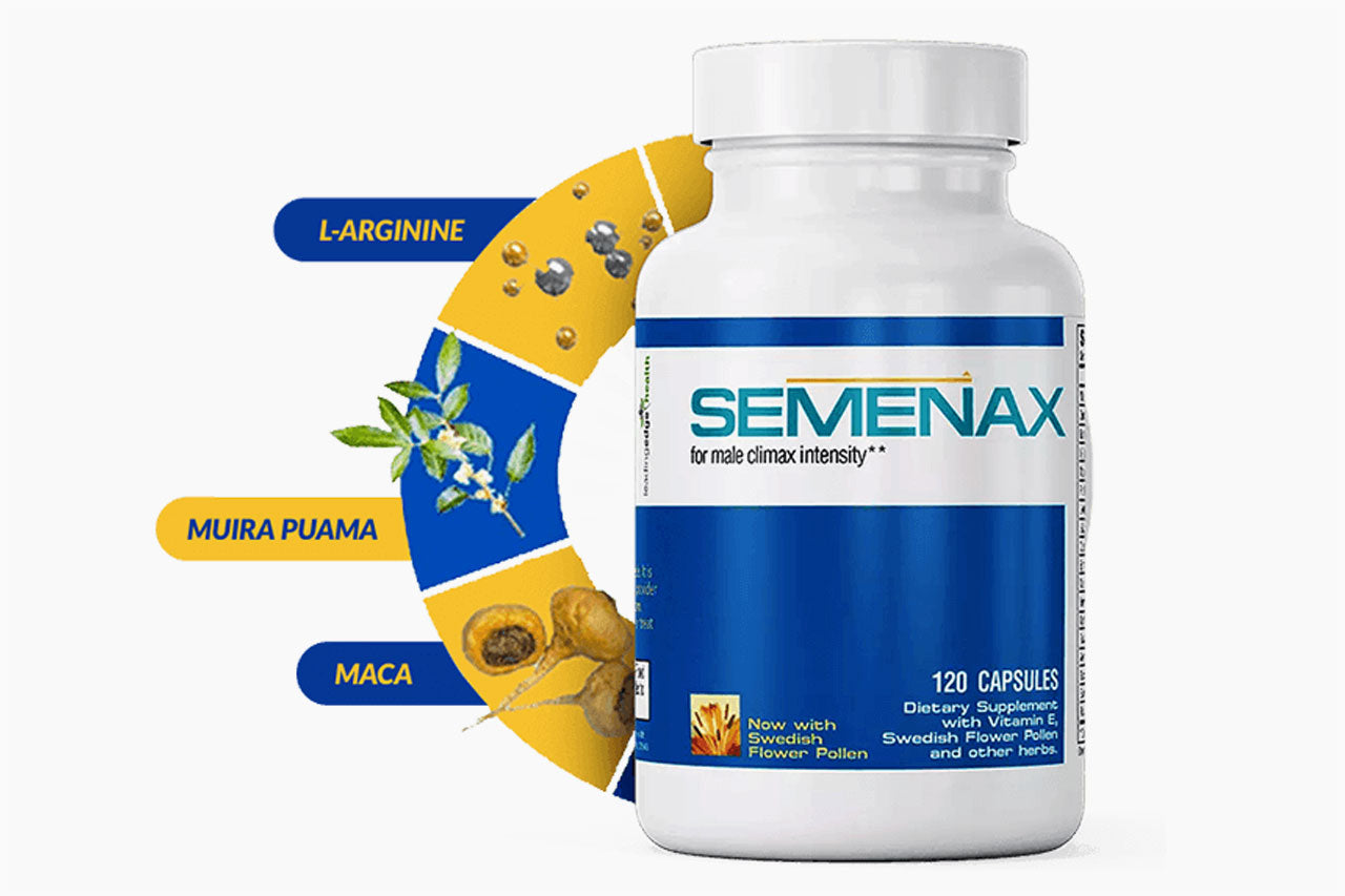 Semenax Pills Male Enhancement 120 Capsules [Authorized Dealer](Expiry â€“  Love is Love