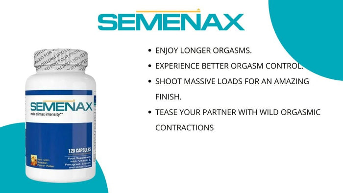 Semenax Pills Male Enhancement 120 Capsules  [Authorized Dealer](Expiry 2026)
